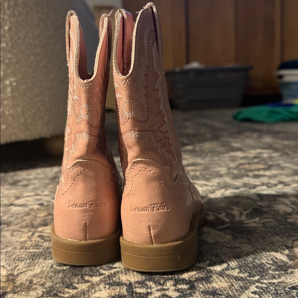 Dream Pairs Toddler Girls Cowboy Boots - Picture 3 of 8